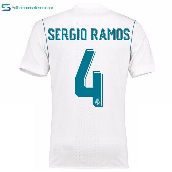 Camiseta Real Madrid 1ª Sergio Ramos 2017/18